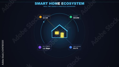 Smart Home Energy and Connectivity Dashboard
