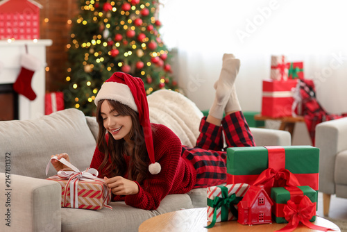 Beautiful young happy woman...