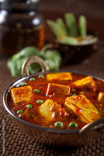 matter paneer in a bowl
