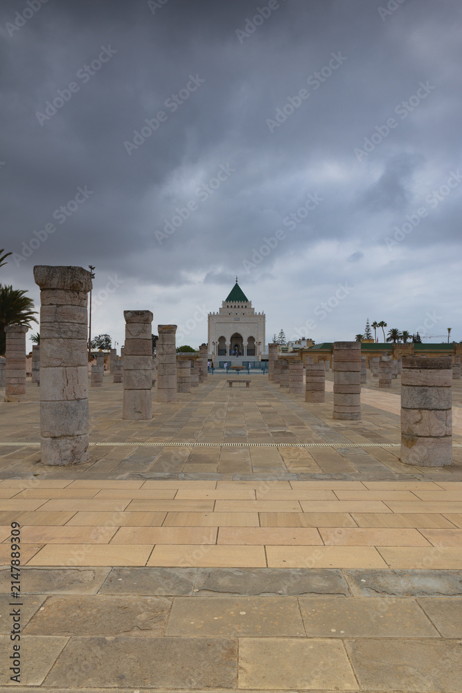 Fototapeta premium The Mausoleum of Mohammed V, Rabat,