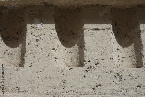 Tapety artystyczne Cannelures sur un fronton d'immeuble