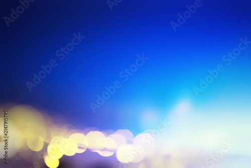 Blurred bokeh background. Abstract bokeh circles on background for layer overlay.