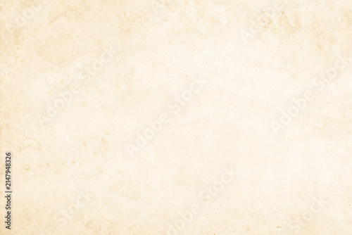 Colour old concrete wall texture background. Close up retro plain cream color cement wall background texture.