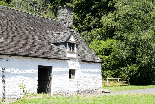 Restored old Welsh house, Cardiff, Wales