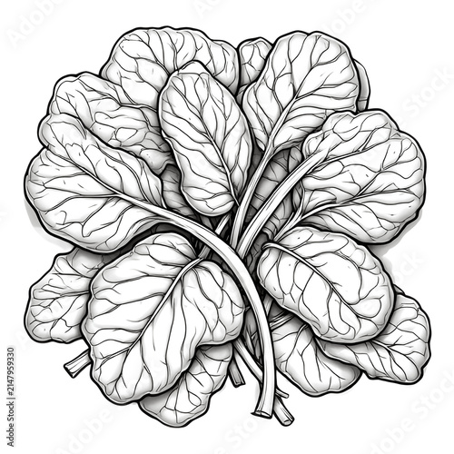 hand drawn sketch of flowers