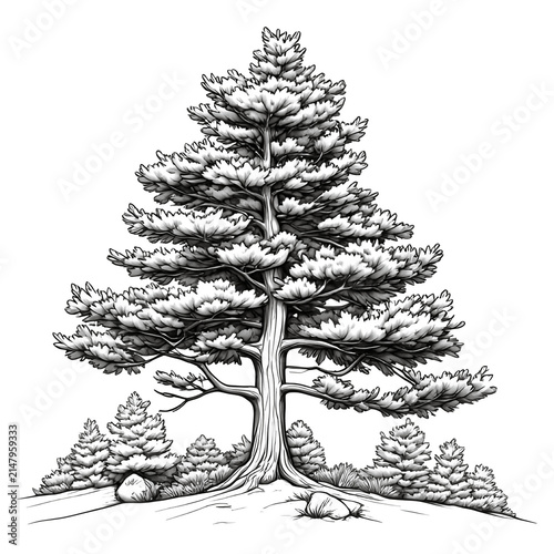 Coconut Palm Illustration