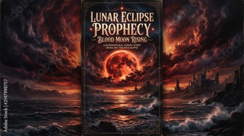 Lunar Eclipse Prophecy Dramatic Celestial Poster