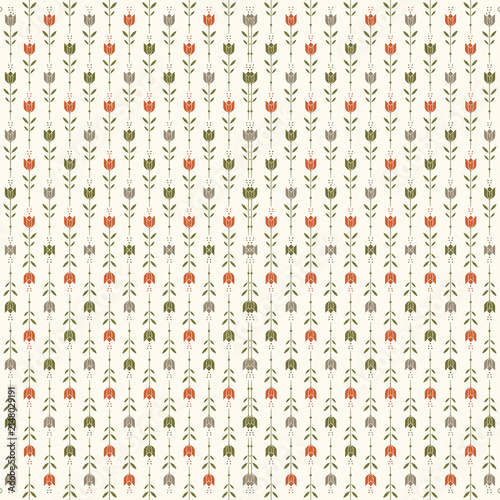  Premium Minimal Botanical Seamless Pattern Collection | Modern Floral Vector Set