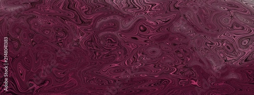 Abstract dark maroon background with a fluid liquid marble texture featuring swirling patterns and deep rich burgundy color tones