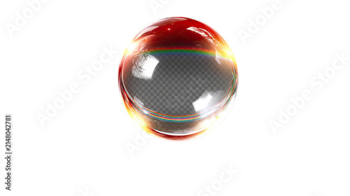 Red Sphere Reflection