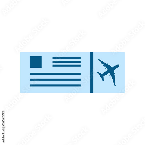 Ticket aircraft illustration