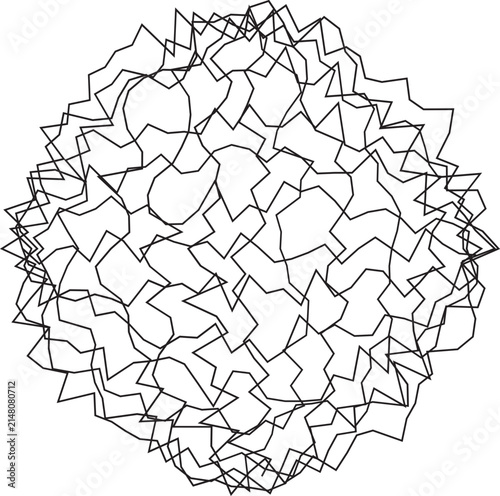 Y2K vector design of a roughen globe