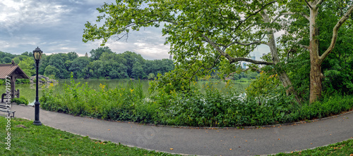 Central Park, New York City at the lake