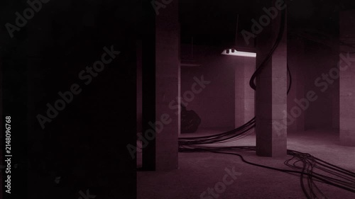 Abstract technology animation featuring a glowing circuit board and GPU chip surface with dynamic light reveal, ideal for hardware, computing, and tech industry branding. Seamless motion graphics perf