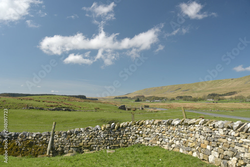 Foto Scenery in Ribblesdale near Winterscale Beck in the Yorkshire Dales National Par