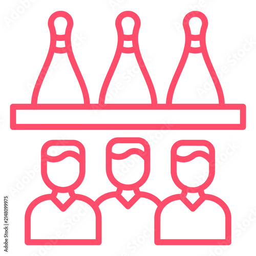 Bowling Team icon style