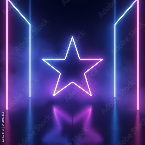 abstract background with stars