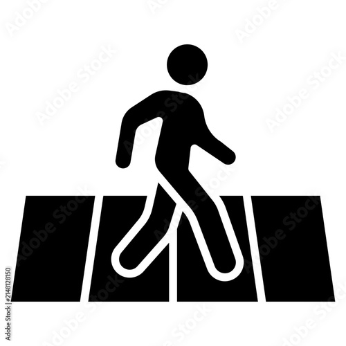 Pedestrian Crossing Icon