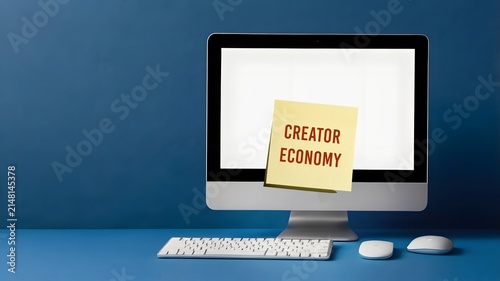 Note on computer written Creator Economy - digital ecosystem where independent content creators, influencers, and artists monetize their work directly through audiences and platforms
