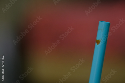 colored straws background