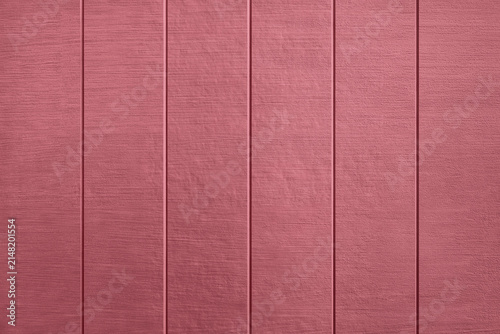 Принти на полотні Realistic photo of painted wooden wall texture isolated background brick red col