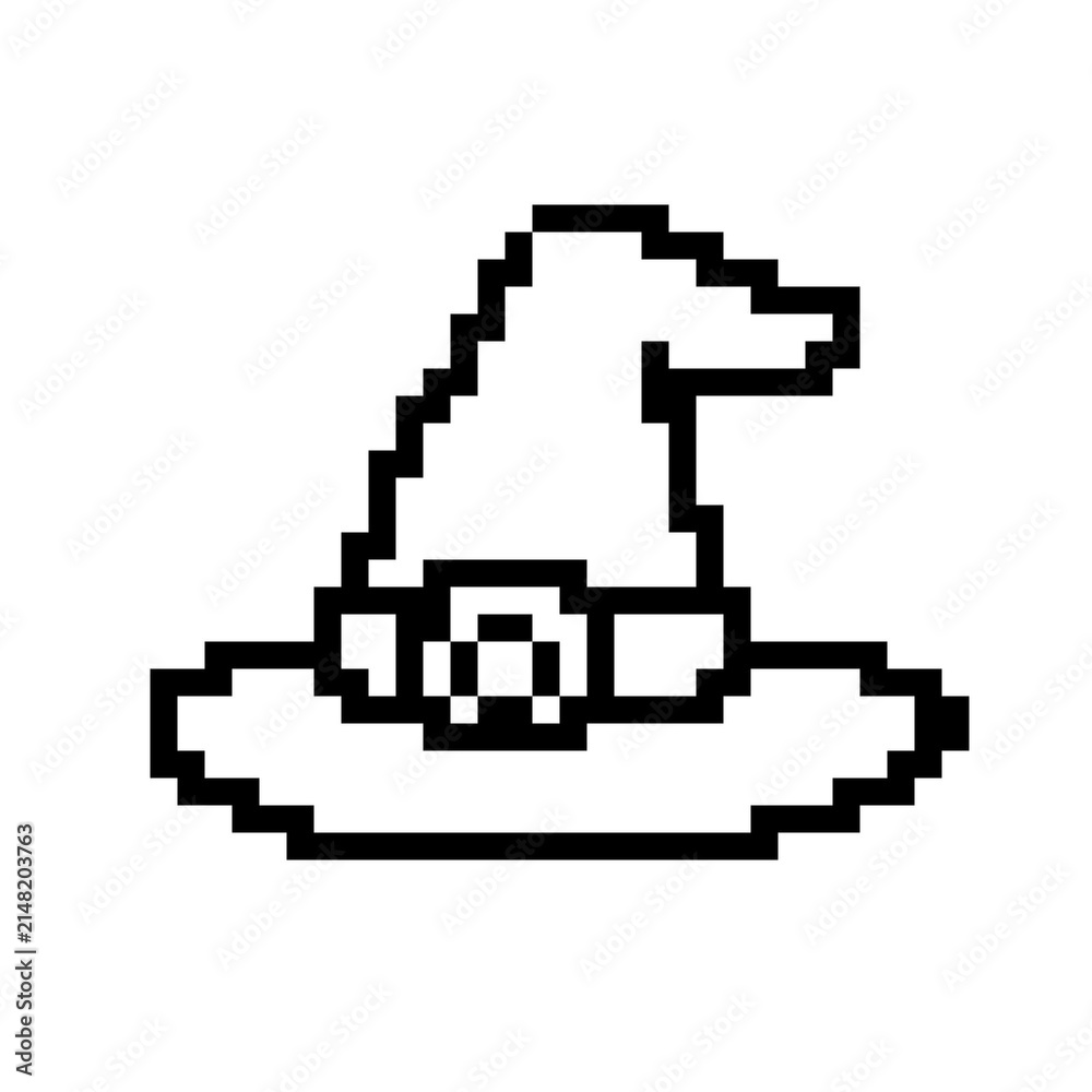 Fototapeta premium pixel halloween
