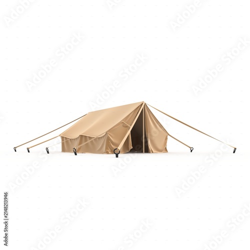 3d Render Military Tent Grade Shelter for Harsh Weather and Expeditions Sheltent