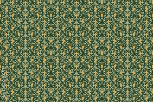 abstract green background with stars
