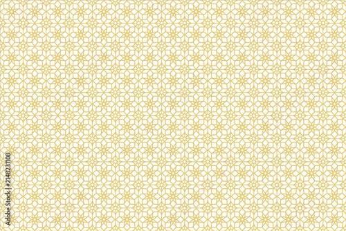 seamless pattern with golden stars