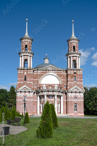 Принти на полотні Facade of the ancient church of the Vladimir Icon of the Mother of God