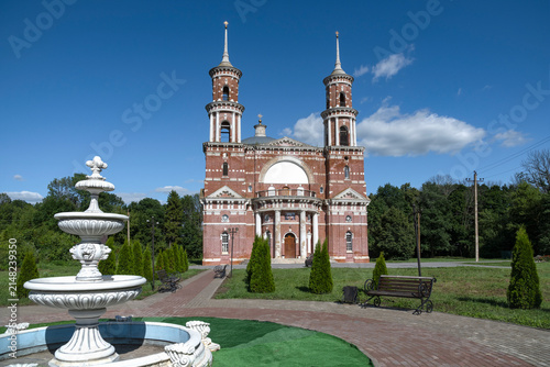 The ancient Church of the Vladimir Icon of the Mother of God. Balovnevo village, Lipetsk region, Russia