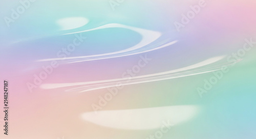 Abstract Pastel Liquid Gradient Swirls and Waves with Soft Light Reflections