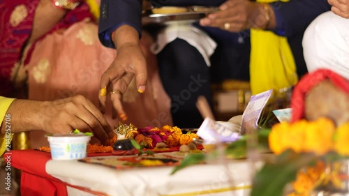 Traditional Indian Wedding Ritual Ceremony