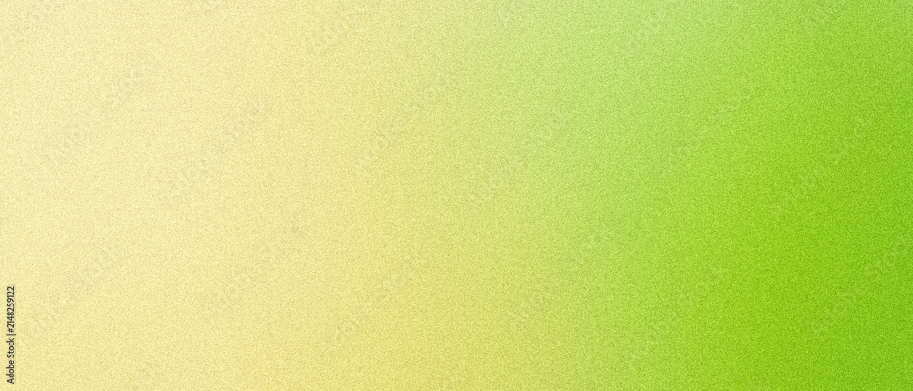 Fototapeta premium Abstract yellow to lime green gradient textured background banner
