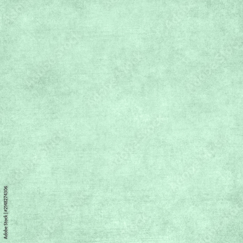 Vintage paper texture. Green grunge abstract background