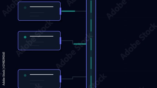 Asymmetric API Data Gateway, Modular Sync Circuit Cloud Pipeline UI Seamless Loop