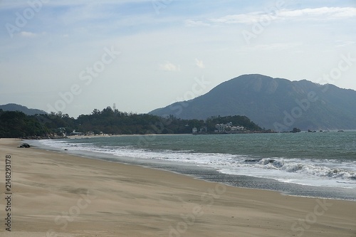 beach on the island