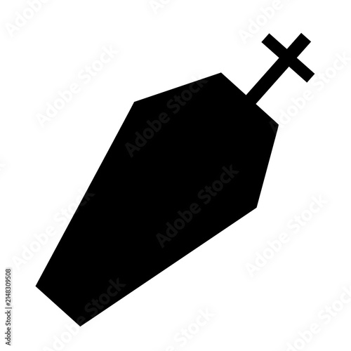 Black christ coffin