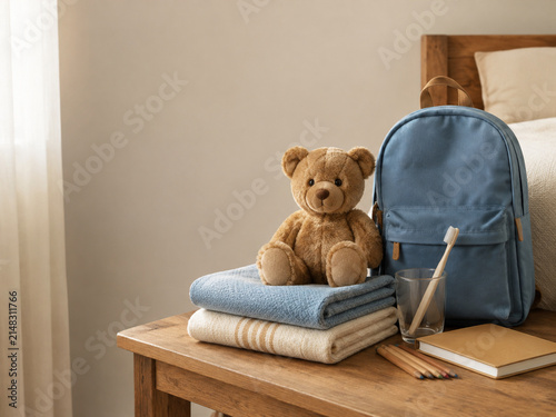 Foster Family Welcome Essentials in a Calm Spare Bedroom