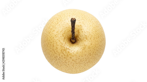 Whole Asian pear fruit on a transparent background PNG file