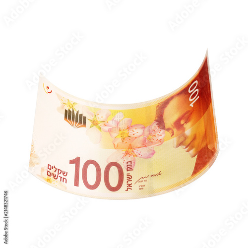 3D Asset - Israeli 100 New Shekel Banknote with Isolated Background