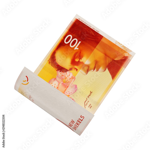 3D Asset - Israeli 100 New Shekel Banknote with Isolated Background
