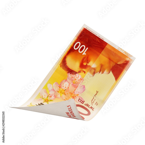 3D Asset - Israeli 100 New Shekel Banknote with Isolated Background