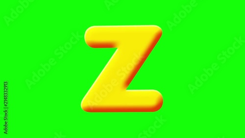 Professional Logo Dynamic with Letter Green Screen Element
