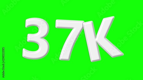 Number Professional Motion Graphic Overlay
