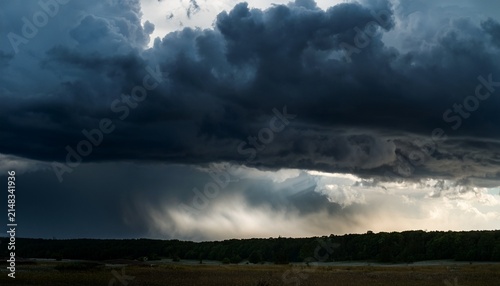 Dramatic Sky With Dark Clouds Background Just Before The Storm Dramatic Light
