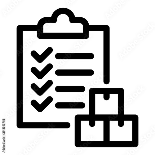Inventory Management icon. Vector line icon