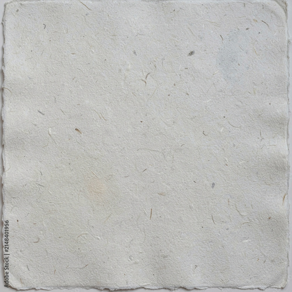 Fototapeta premium White Handmade Paper Surface Texture
