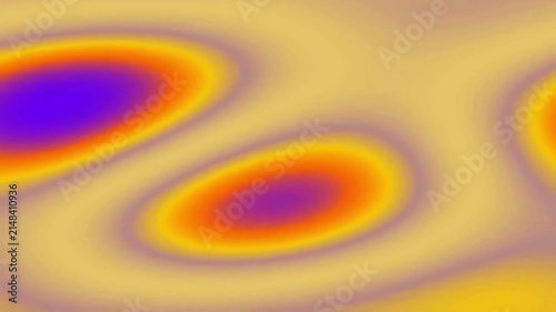 Colorful Abstract Orbs in Soft Swirl Patterns Moving in Dreamlike Setting