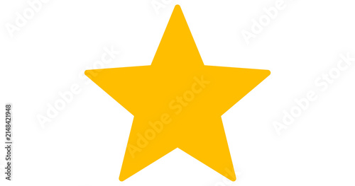 Star shape. Star icon. Yellow star in png. Rating symbol